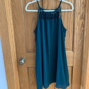 Dark green dress